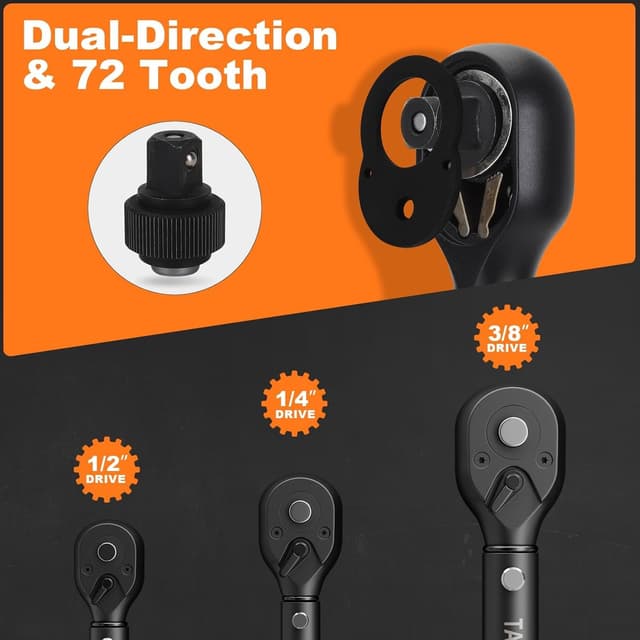 Detalle de TAGVIT chiave dinamometrica 1/4 72 denti