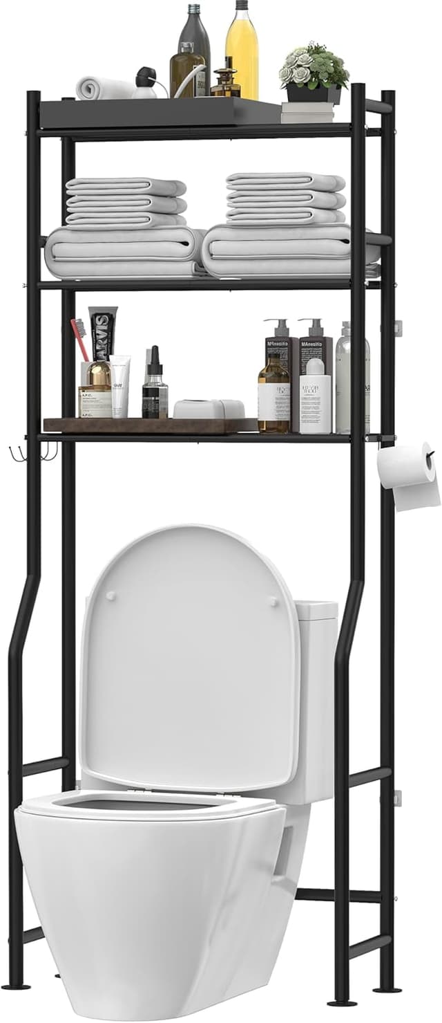 Detalle de Livilord 3-Tier Over The Toilet Storage 26"