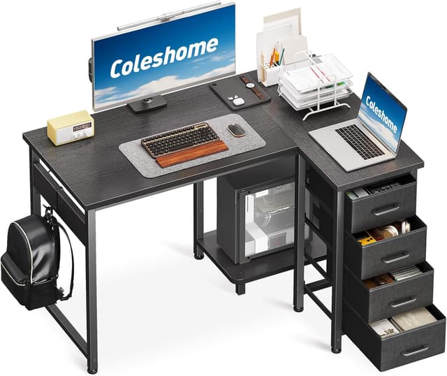 Detalle de Coleshome Scrivania Angolare 100x70cm