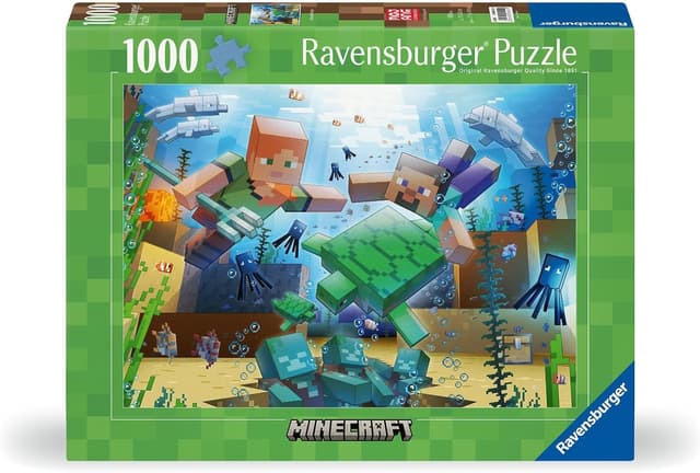 Thumbnail 6 de Ravensburger Puzzle Minecraft Mobs 1000 pezzi 70x50 cm 🧩