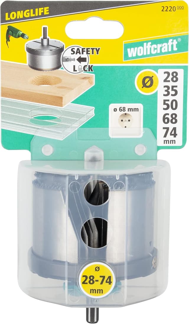 Thumbnail 3 de wolfcraft 2220000 Scie Cloche PRO P40 28–74 mm