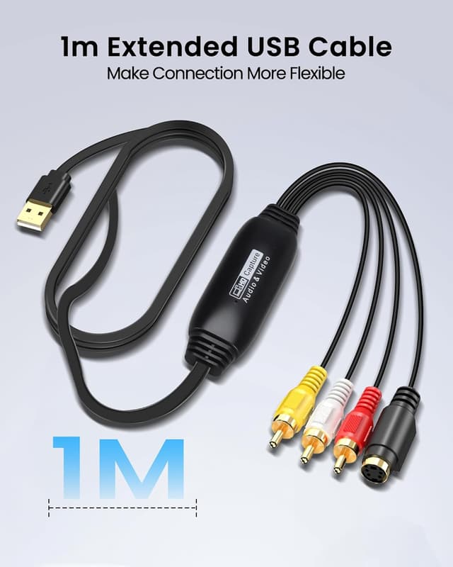 Thumbnail 3 de avedio links VHS to Digital Converter 1080P