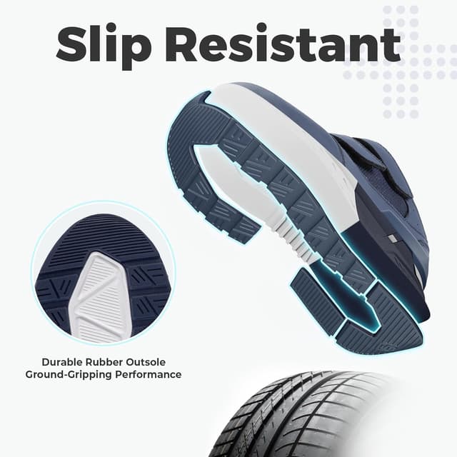 Thumbnail 5 de FitVille Rebound Core V8 Men’s Extra Wide Trainers (Lightweight, Breathable) for Walking, Running & Plantar Fasciitis