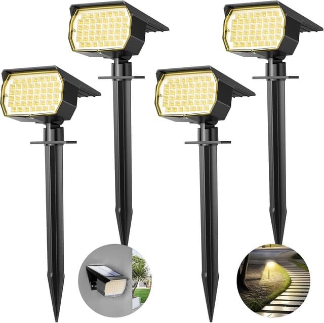 Imagen de WENATY 46 LED Solar Spot Lights 4 Pack en OfertitasTOP