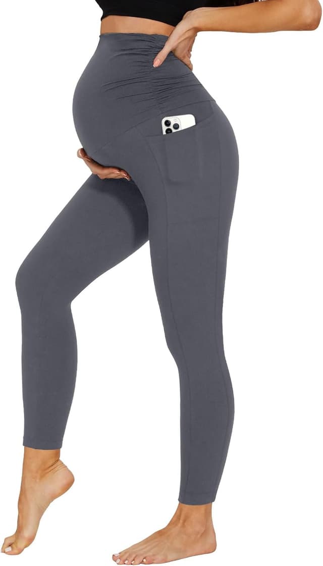 Thumbnail 6 de DDOBB Damen Umstandsleggings mit Taschen (High Waist) für Schwangerschaft, Yoga & Alltag