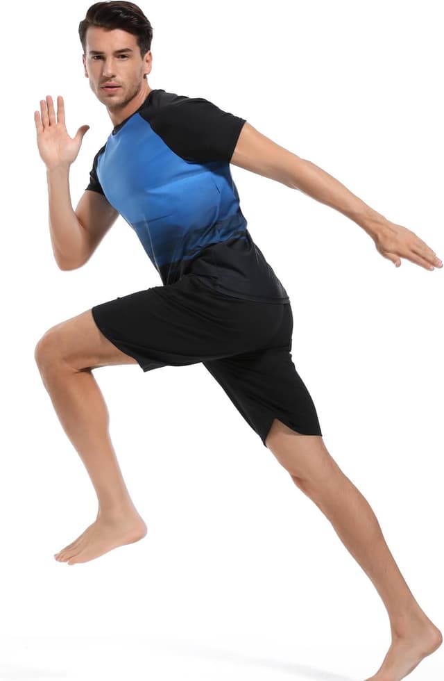 Detalle 2 de VAYAGER Rash Guard für Herren UPF 50+