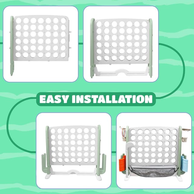 Thumbnail 6 de Giant Connect 4 Family Game Set 4-in-a-row