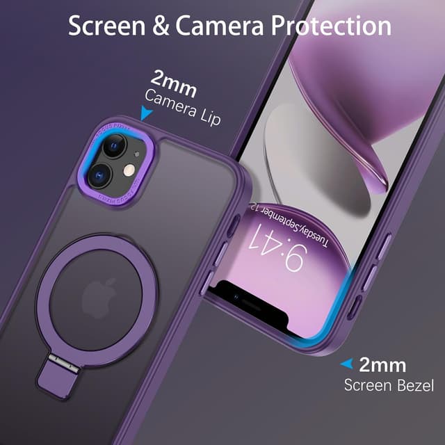 Thumbnail 6 de DUEDUE iPhone 12 Hülle mit Ringständer