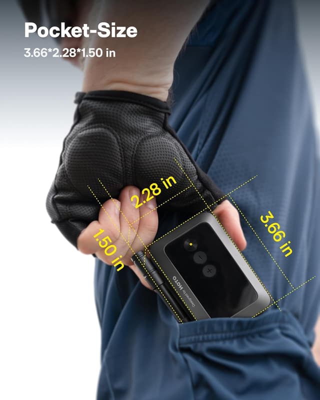 Thumbnail 6 de HOTO Mini Bike Tire Pump 150 PSI electric pump