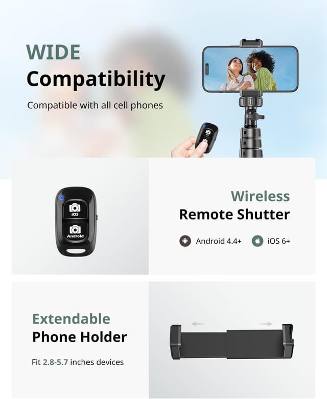 Thumbnail 5 de SENSYNE 62-inch Phone Tripod