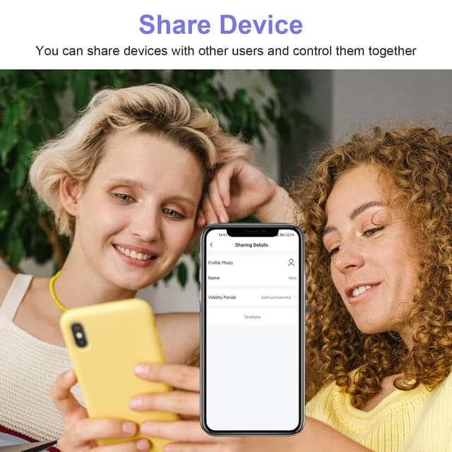 Thumbnail 6 de ANTELA WLAN Smart Steckdose 16A mit Stromverbrauch messen – kompatibel mit Alexa/Google Home, Smart Life App (2,4 GHz, 4er-Set)