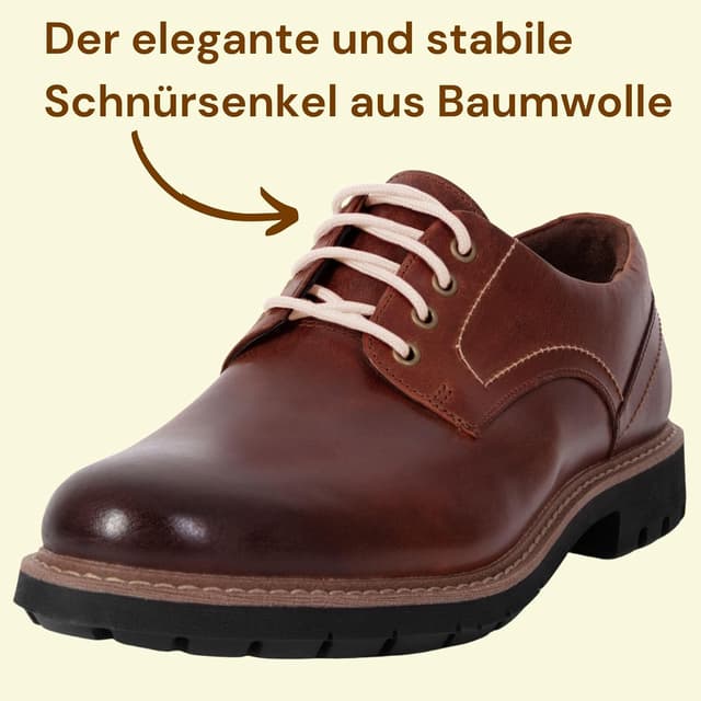 Detalle de Mount Swiss lacets ronds en coton 100% (indéchirables), ø 3 à 4 mm, longueurs 45 à 200 cm