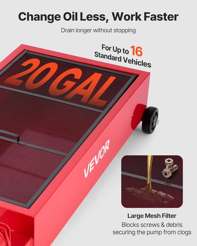 Thumbnail 2 de VEVOR Bandeja de Drenaje de Aceite 75,7 L