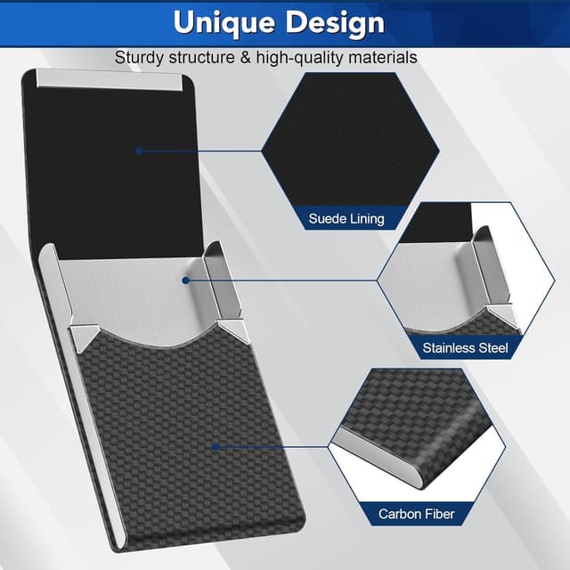 Thumbnail 2 de DMFLY Business Card Holder PU Leather 1pc