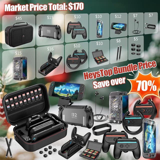 Detalle 2 de HEYSTOP Kit Accesorios Switch 2