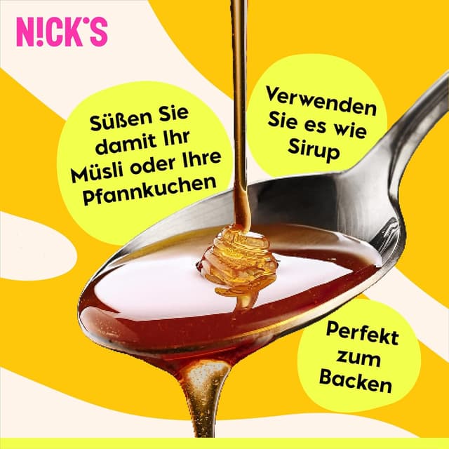 Thumbnail 4 de NICKS Fiber Sirup Honiggeschmack 300g 🍯