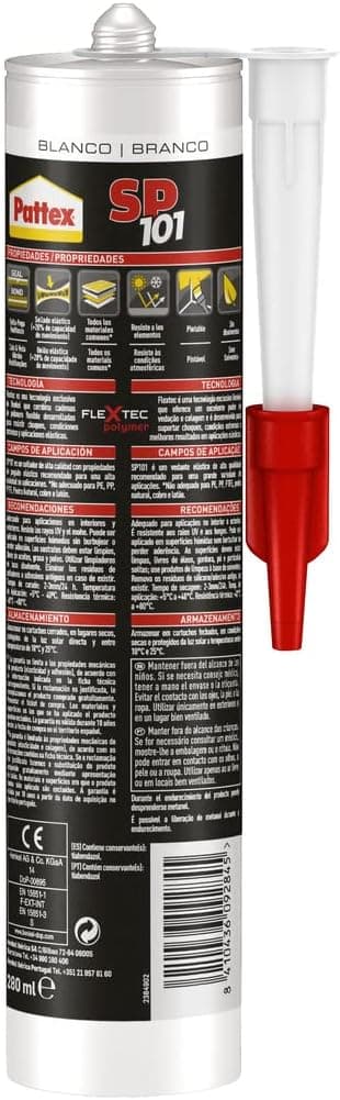 Thumbnail 1 de Pattex SP101 sigillante polimerico 280 ml per edilizia