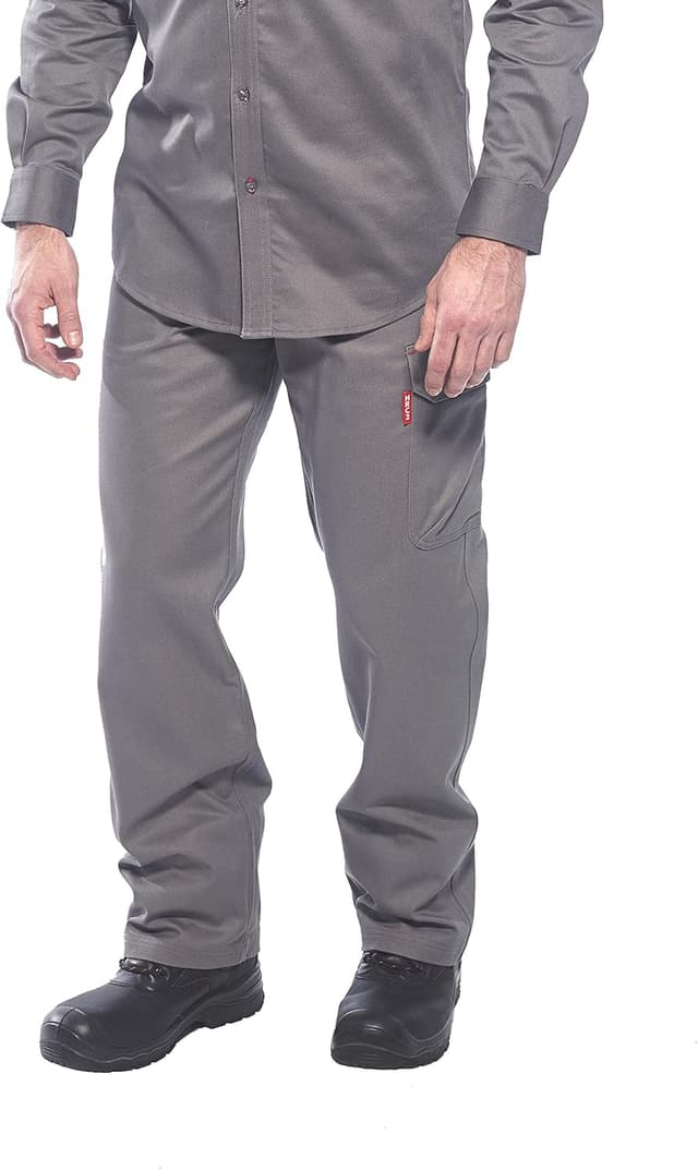 Detalle de Portwest Bizweld Pantalone Cargo Portwest BIZWELD: abbigliamento da lavoro ignifugo con protezione CE