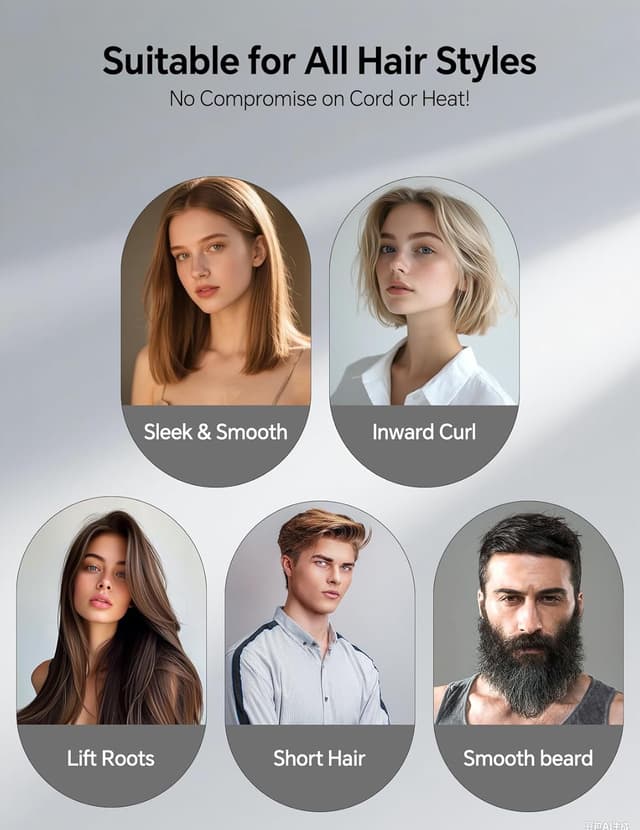 Thumbnail 5 de LANDOT Mini Hair Straightener Brush 28mm hair straightener 🪮