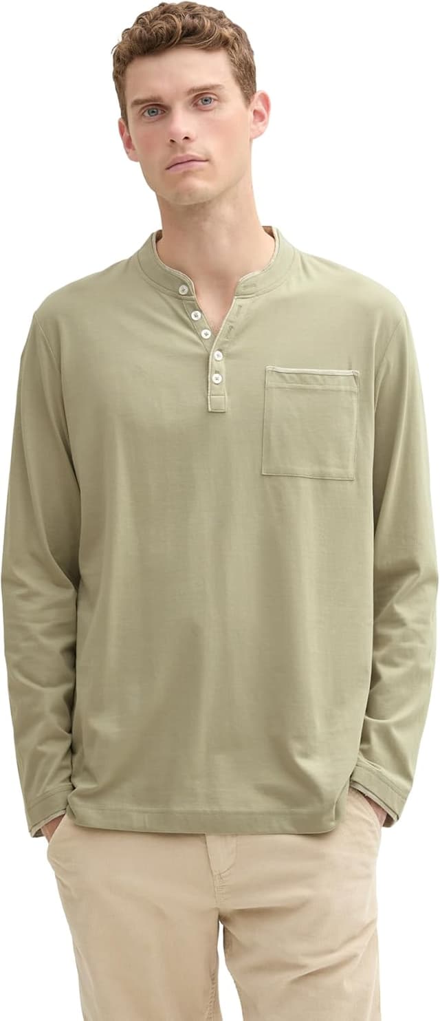 Thumbnail 6 de TOM TAILOR maglietta uomo a maniche lunghe: comfort e vestibilità per l’uso quotidiano