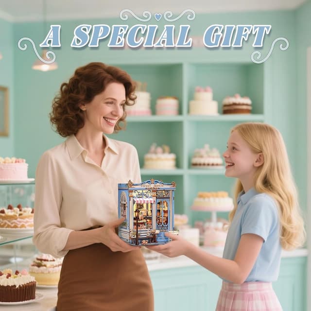 Detalle 1 de Book Nook Kit Sweet Marie mit 3D Puzzle