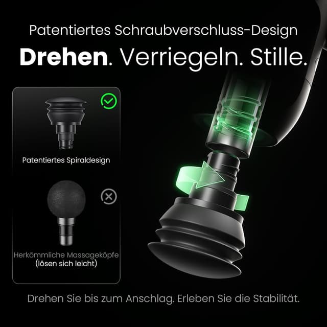 Thumbnail 6 de BOB AND BRAD C2 Ultra Massagepistole mit Wärmefunktion & Rotlichttherapie – tragbares Percussion-Massagegerät