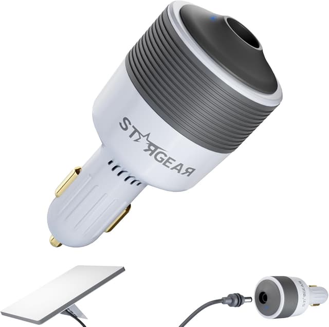 Detalle de STARGEAR Starlink Mini 60W 12V–24V Car Adapter 🔌