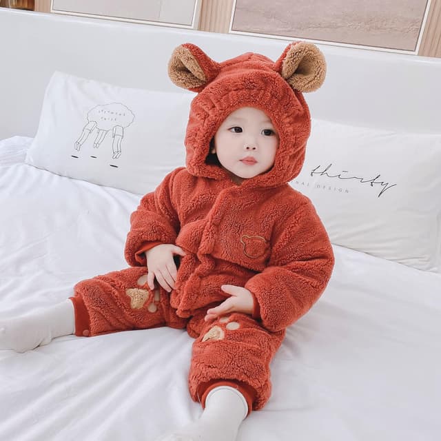 Thumbnail 4 de Chamie Baby Hooded Winter Romper