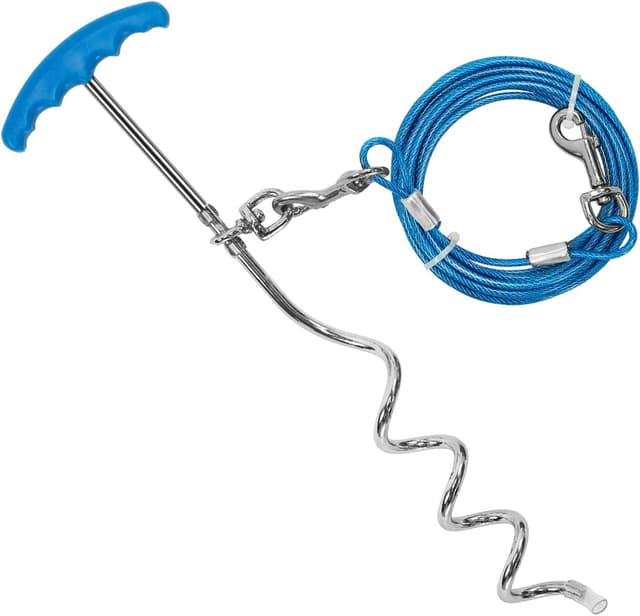 Imagen de Petphabt 33ft heavy duty tie-out cable teal en OfertitasTOP