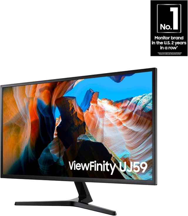 Detalle de Samsung 32" UJ59 Series 4K UHD (LU32J590UQNXZA) VA Panel Computer Monitor