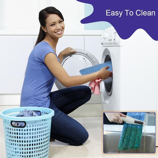 Detalle 2 de Vicloon Panno Mocio in microfibra (6 pezzi) – ricambi lavabili per mop spray e mop riutilizzabili