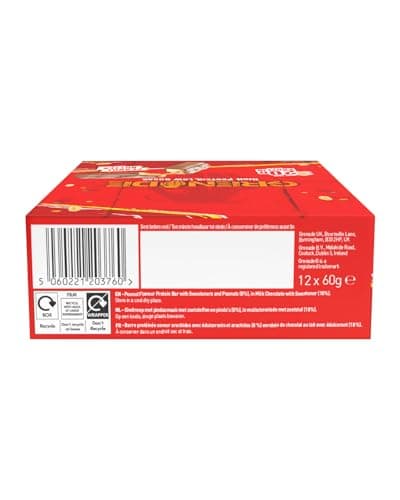 Thumbnail 10 de Grenade Peanut Nutter barretta proteica 12 x 60 g 🍫