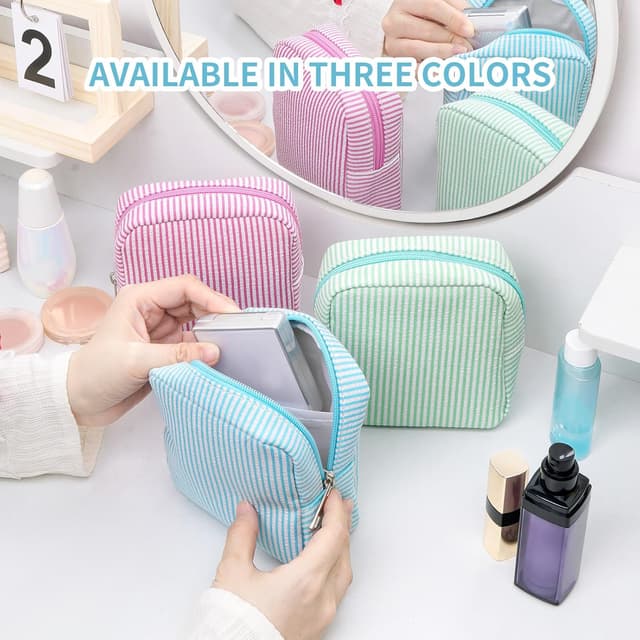 Thumbnail 4 de Breteil 2PCS Small Makeup Bag with Slip-in Pockets