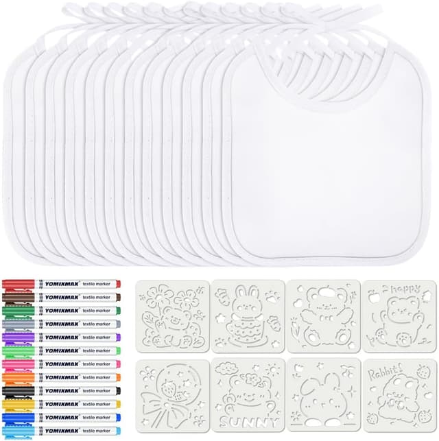 Imagen de Aolso Bambino Bavaglino Bianco set 12 pezzi en OfertitasTOP