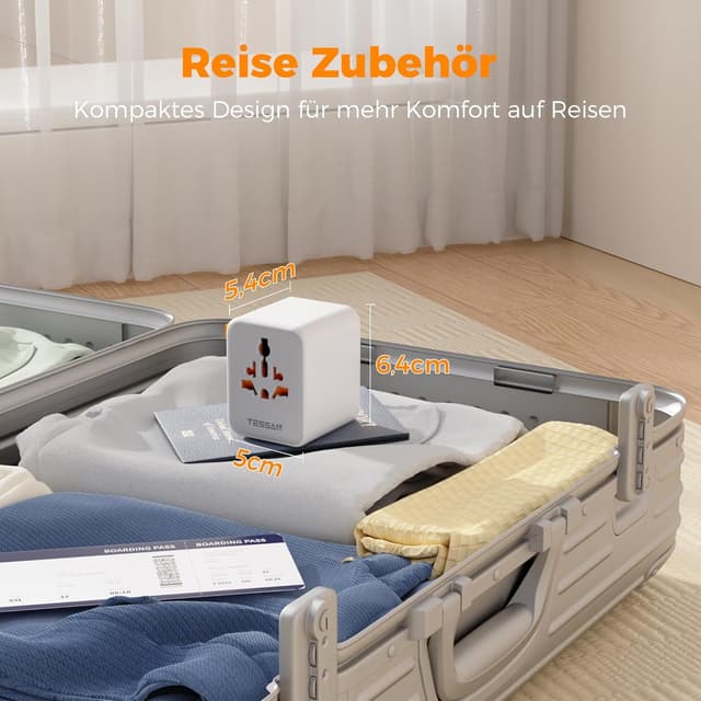 Thumbnail 6 de Reiseadapter Weltweit mit USB-C 4 Ports