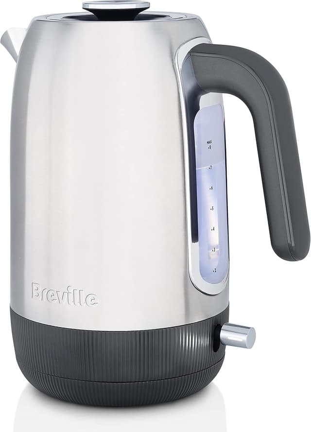 Detalle de Breville Edge Electric Kettle (VKT192) | 1.7 L | 3kW Fast Boil | Brushed Stainless Steel