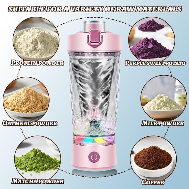 Thumbnail 6 de flintronic 650ml Protein Shake Bottle USB‑C rechargeable 💧