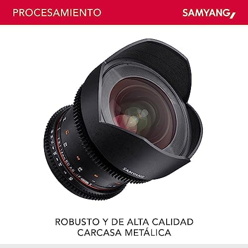 Detalle de Objectif Samyang 14 mm T3,1 pour Canon