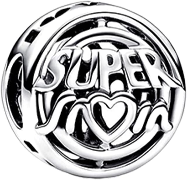 Detalle de Charm HAEPIAR in argento sterling 925 con orsetto/dog dangle per bracciale e collana