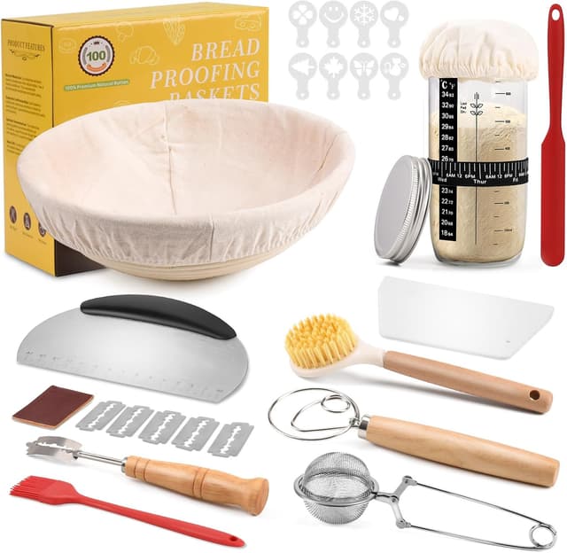 Imagen de Clheatky Sauerteig Starter Set 11‑teilig en OfertitasTOP
