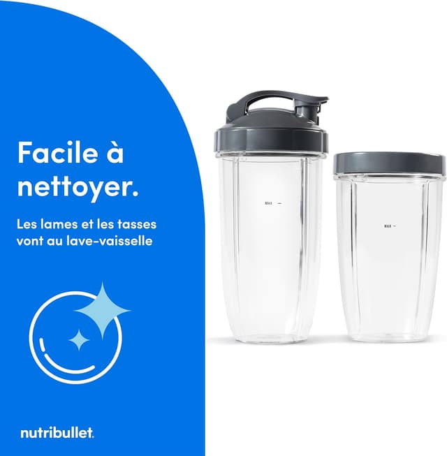 Detalle de Nutribullet Original 600W — mixeur électrique pour smoothies noir