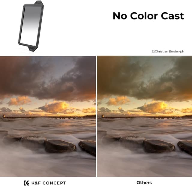 Thumbnail 5 de K&F CONCEPT Nano X-PRO GND8 Verlauffilter 3-Blenden