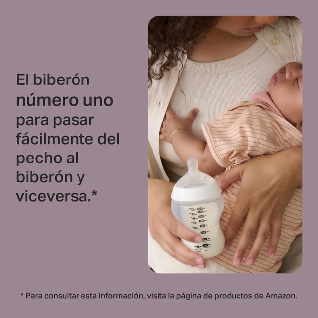 Detalle de Tommee Tippee Natural Start 260 ml biberón