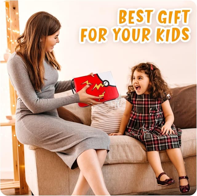 Thumbnail 6 de cozviao Classeur Carte Pokémon en cuir PU avec fermeture éclair – album 60 pages pour jusqu’à 480 cartes