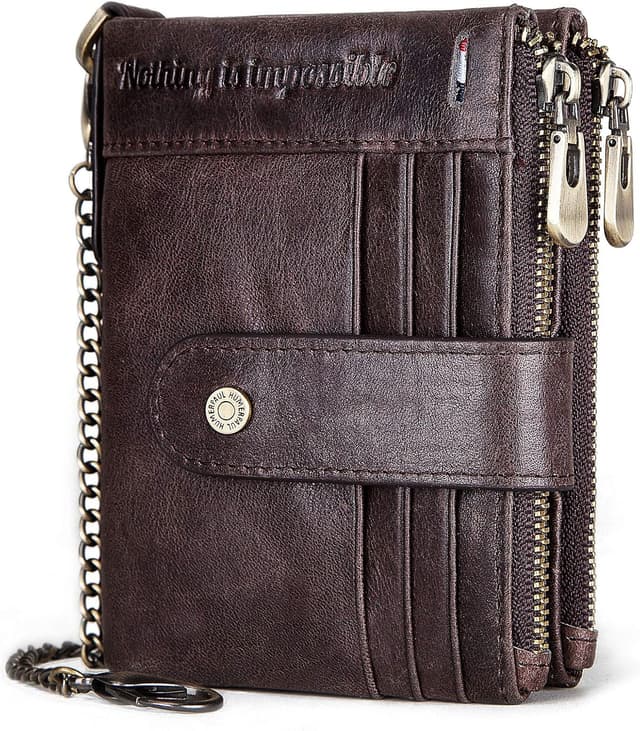 Detalle de Humerpaul leather RFID wallet 18 card slots