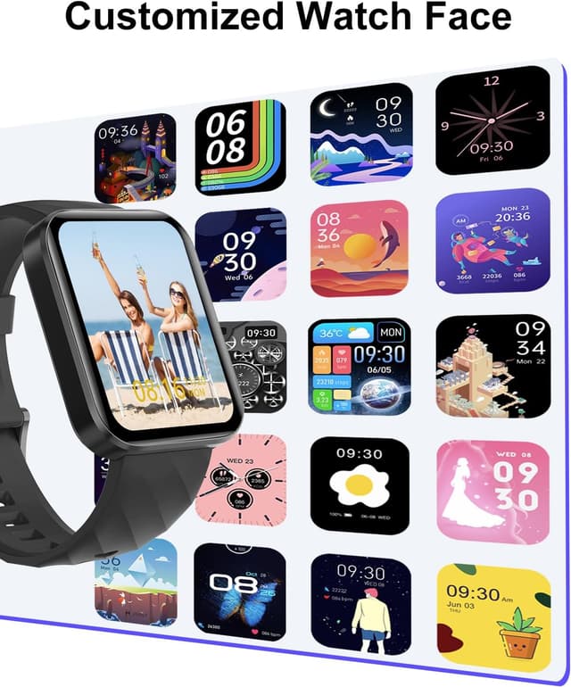 Thumbnail 5 de Dakofied Smartwatch IP68: Llamadas, Pulsómetro y Más