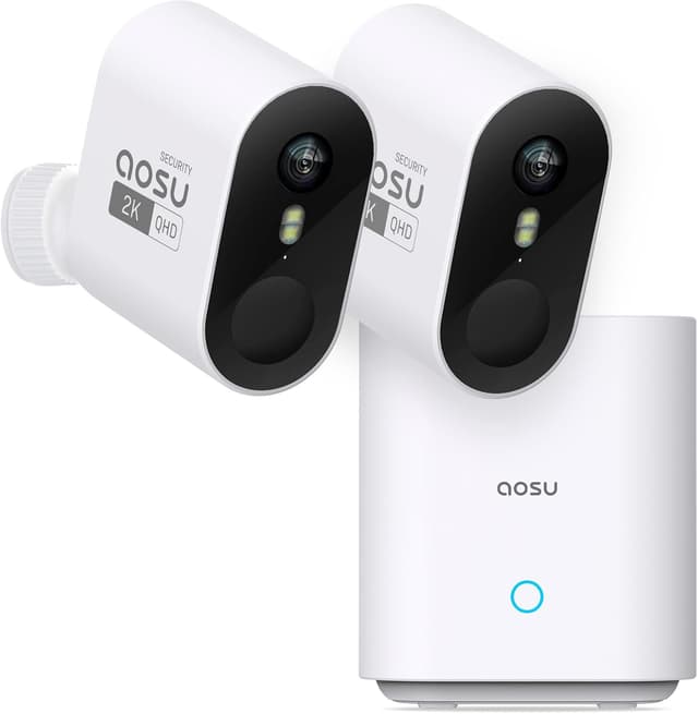 Imagen de aosu 2K Caméra Surveillance 240 jours 📷 en OfertitasTOP