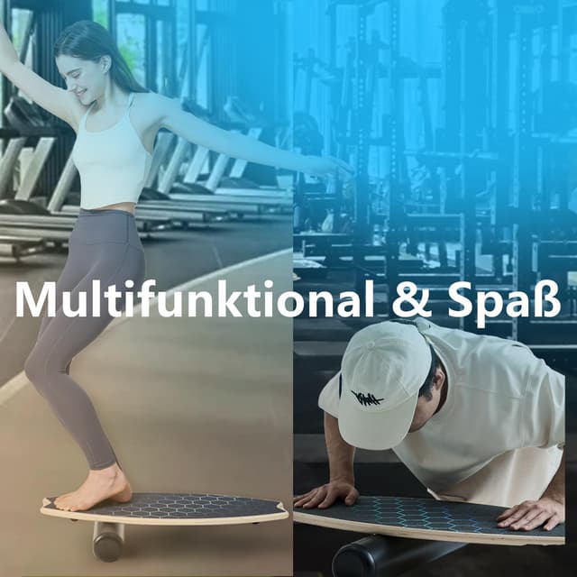 Detalle de Flycoop Balance Board Holz 204 kg 🏄