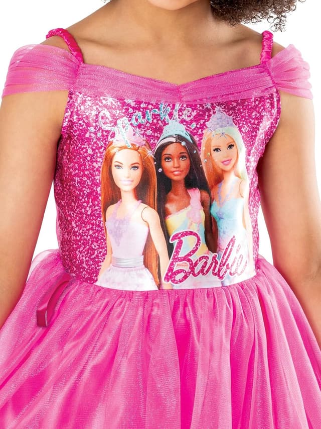 Detalle 2 de Rubies Barbie Déguisement Princesse 3-4 ans