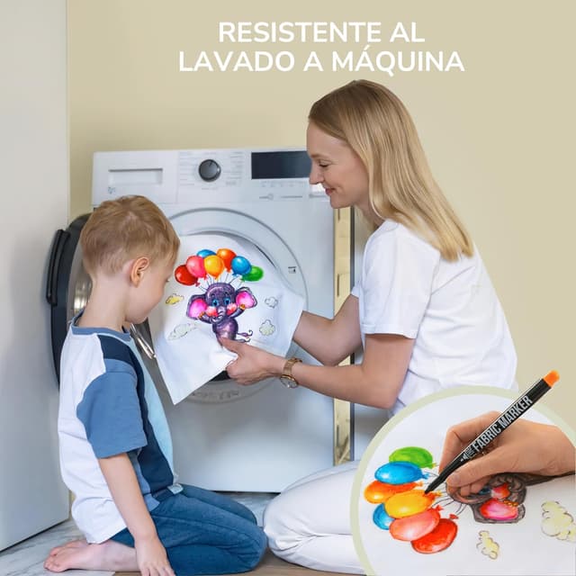 Thumbnail 4 de Zenacolor 32 Rotuladores Textiles